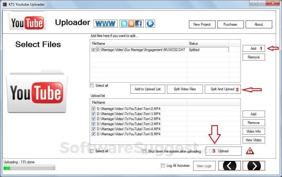 KTS YouTube Uploader Screenshot1